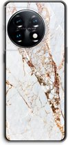 Case Company® - Coque OnePlus 11 - Marbre Goud - Coque souple pour téléphone - Protection sur tous les côtés et bord d'écran