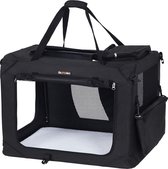 Transporttas - Hondentransportbox - Voor huisdieren - 91 x 63 x 63 cm - Zwart