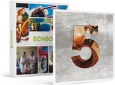 Bongo Bon - HOUTEN BRUILOFT: GELUKKIGE 5DE HUWELIJKSVERJAARDAG! - Cadeaukaart cadeau voor man of vrouw