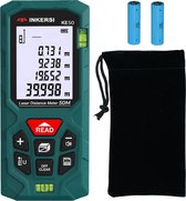 Inkersi ® Lasermeter - Afstandmeter - 50 Meter Bereik - Inclusief Batterijen - 99 Meetgegevens Historie - Afstandsmeter - 165 Voet