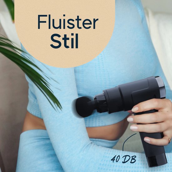 Bellies Family – Massage gun PRO – Samengesteld door MSc. Fysio – Incl. App – 12 Snelheidsstanden – Diepe Spierstimulatie (12mm) – Met Druksensor & LCD Touchscreen – Stil & Krachtig
