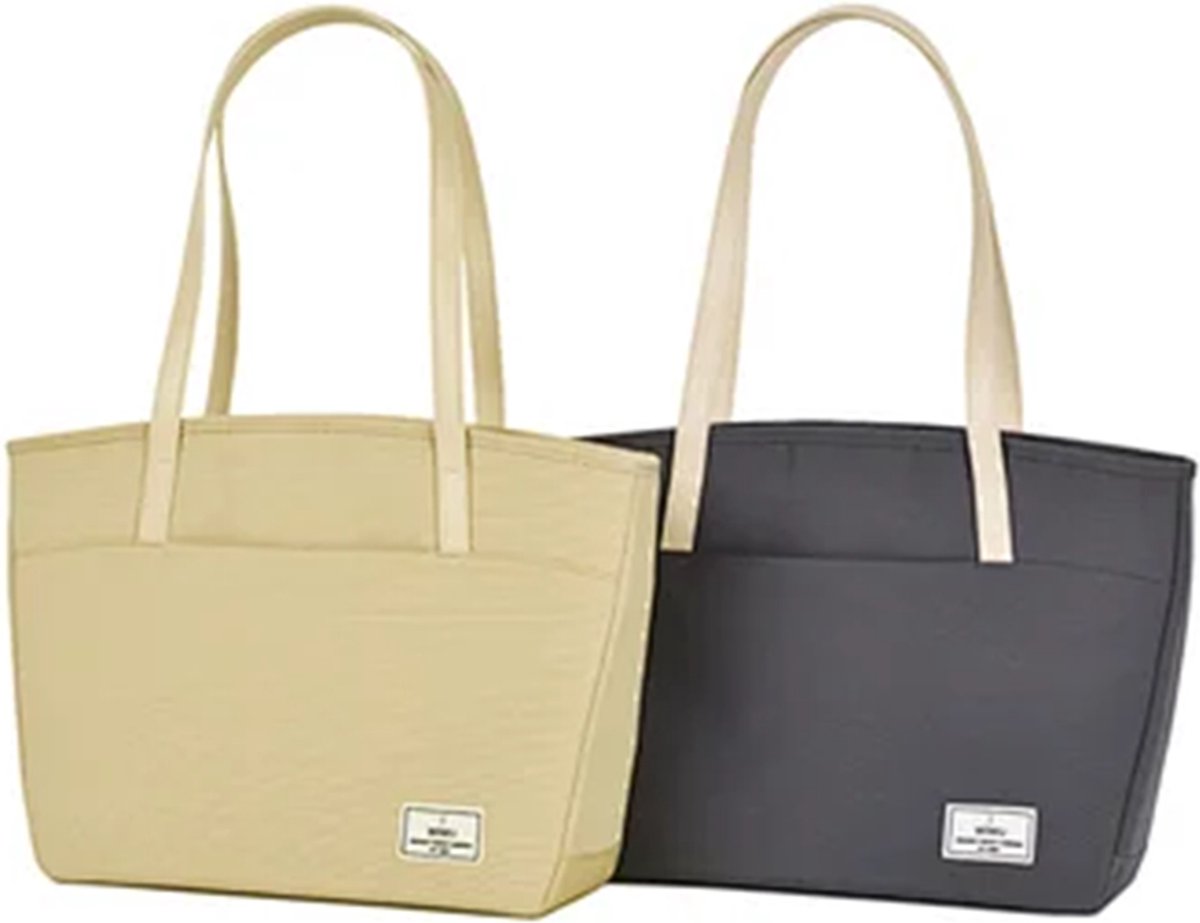 WIWU - Laptoptas 14 inch - Ora Laptop Handtas - Waterafstotend - Crème