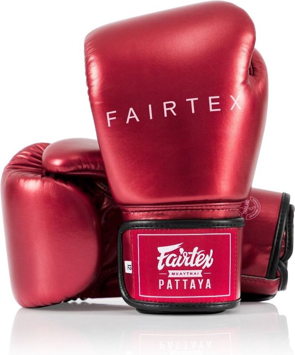 Fairtex Pattaya Serie - Boks Handschoenen - Czerwone - 14oz - BGV22