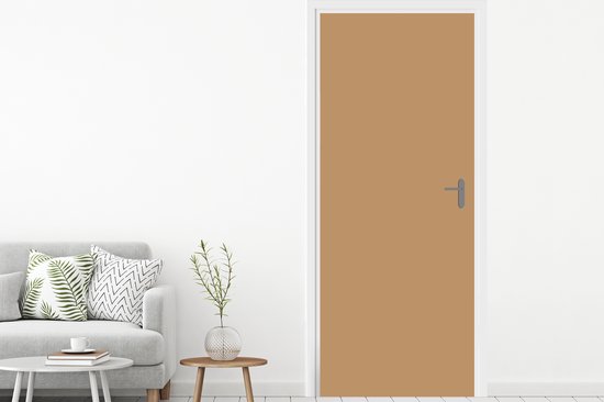Sticker de porte Terre cuite - Lumière - Palette - 95x235 cm - Poster de porte
