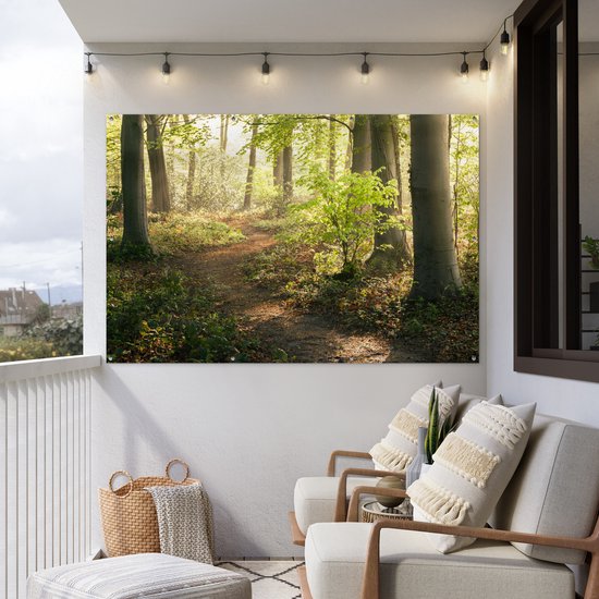 Décoration murale Forêt - Arbre - Chemin - 180x120 cm - Affiche jardin