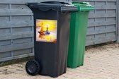 Container sticker Schilderij - Boot - Water - Olieverf - 40x40 cm - Kliko sticker