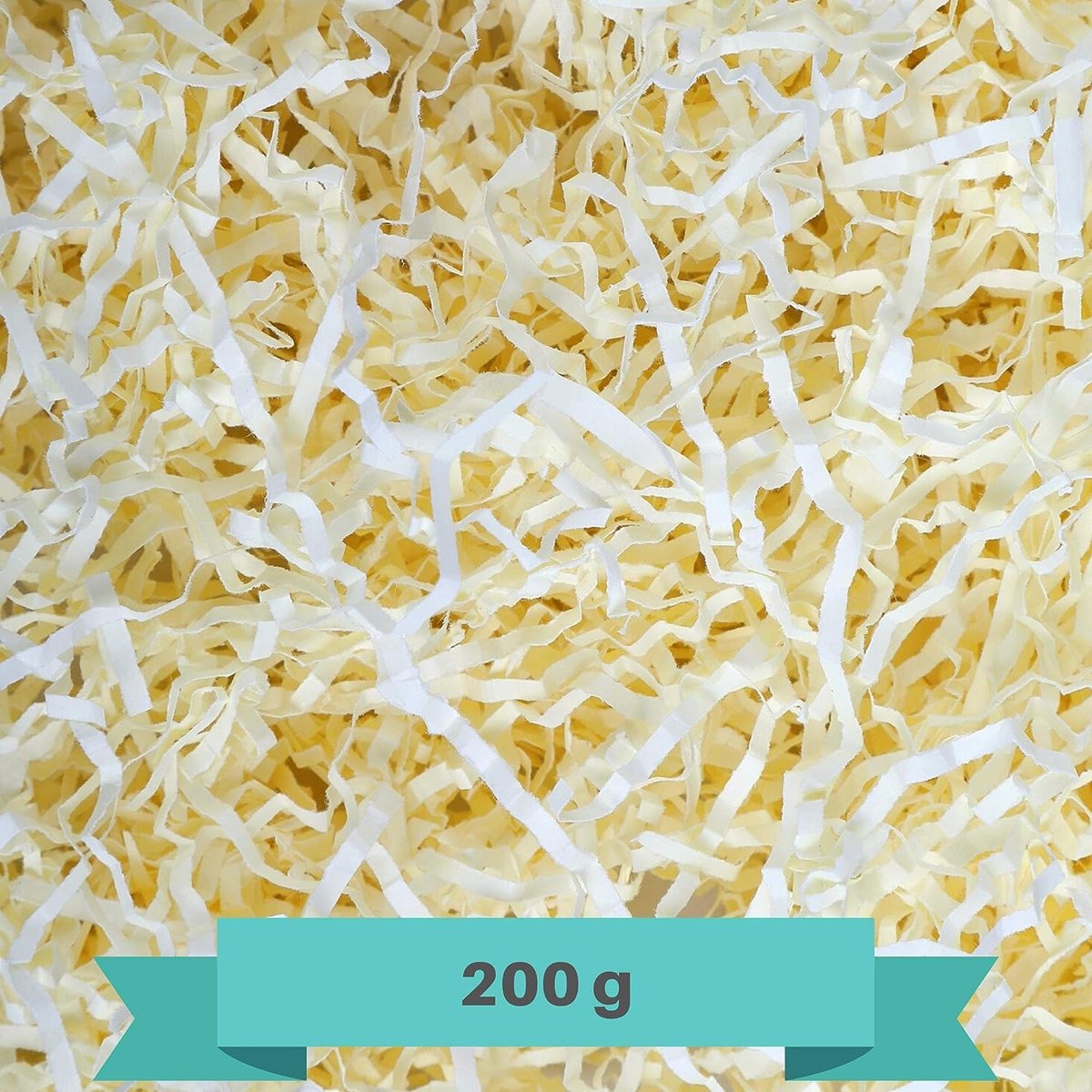 Creative Deco 200 g Geel Opvulmateriaal voor cadeau 100 g | Het Vullen van Kerstcadeaus voor Paascadeaus