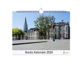 Huurdies - Breda Kalender - Jaarkalender 2024 - 35x24 - 300gms