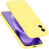Coque Cadorabo compatible avec Motorola EDGE 30 NEO en JAUNE LIQUIDE - Coque de protection en silicone TPU souple