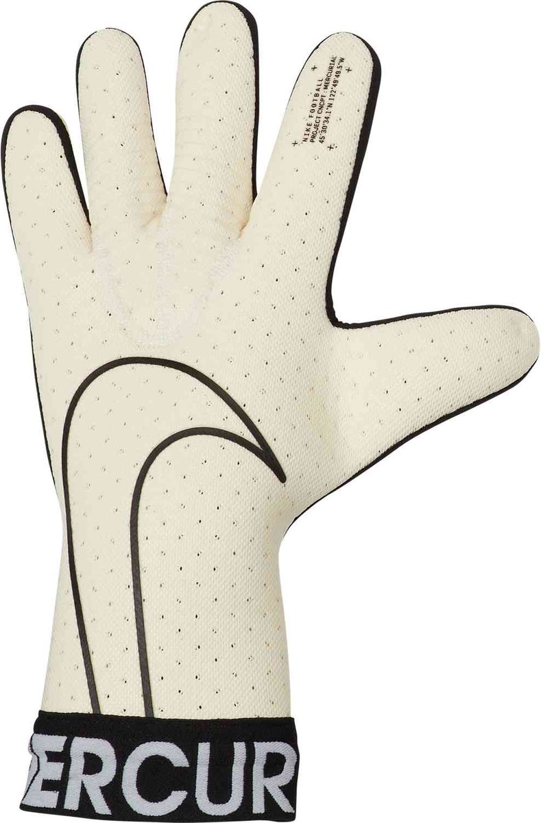 Keeperhandschoenen GK Nike Mercurial Touch Elite "White&Black"- Maat 8