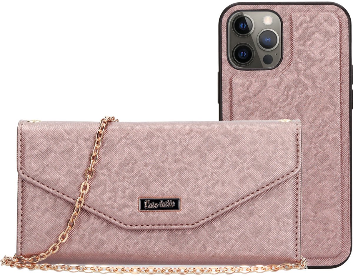 Casetastic Clutch Apple iPhone 12/12 Pro - Roze