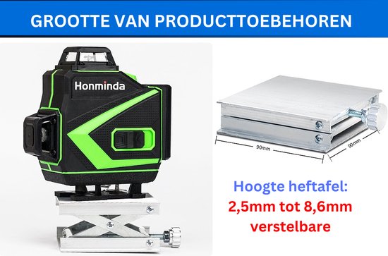 4D Kruislijnlaser Incl Draagkoffer En Display - 4 Tot 16 Lijnen Zelfnivellerend 50 Meter Bereik Met 2 Batterijen 360 Schakelbaar Horizontaal Verticaal Lijnlaser Kruislaser Bouwlaser 4D Kruislijnlaser Incl Draagkoffer En Display - 4 Tot 16 Lijnen Zelfnivellerend 50 Meter Bereik Met 2 Batterijen 360 Schakelbaar Horizontaal Verticaal Lijnlaser Kruislaser Bouwlaser