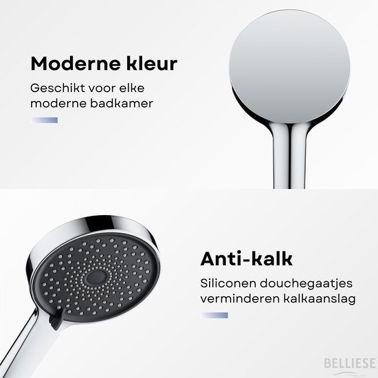 Belliese Wellness Douchekop Waterbesparend Douchekop met slang