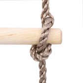 Bol.com vidaXL Ladder met 5 sporten 210 cm massief grenenhout aanbieding