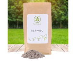 Kalk voor Gazon en Tuin - 2,5kg - 50m² - Neutraliseert de pH waarde in de bodem + magnesium voor een diepgroene kleur - Kunstmest - Gazonmest - Gazon kalk - Tuinmest - Tuinkalk korrels - hersluitbare verpakking