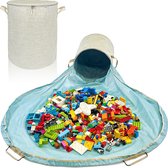 TidyUp - panier de rangement avec tapis de jeu pour lego duplo - panier à jouets pour chambre d'enfant - boîte de rangement organisateur - XXL