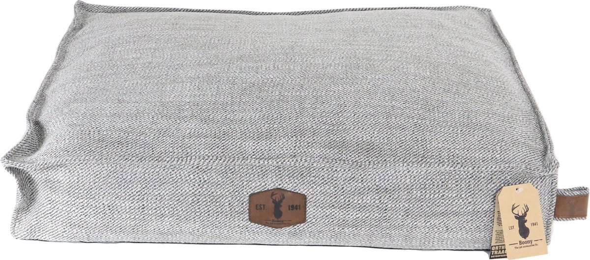 Boony ‘est 1941’ - Orthopedisch Hondenkussen - Kleur: Sand Grey - Afmetingen: 80x60x14cm