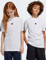 adidas Sportswear Future Icons 3-Stripes T-shirt - Kinderen - Wit- 128