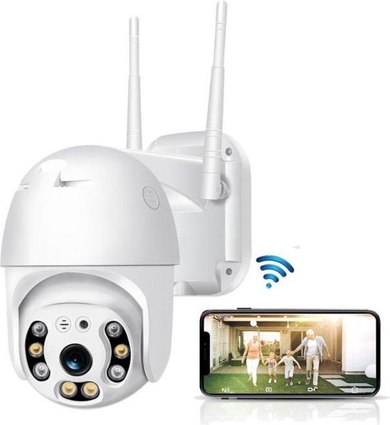 Beveilgingscamera - Wifi Smart - Waterbestendig - IP66 - Draai- en kantelbaar - 1080P