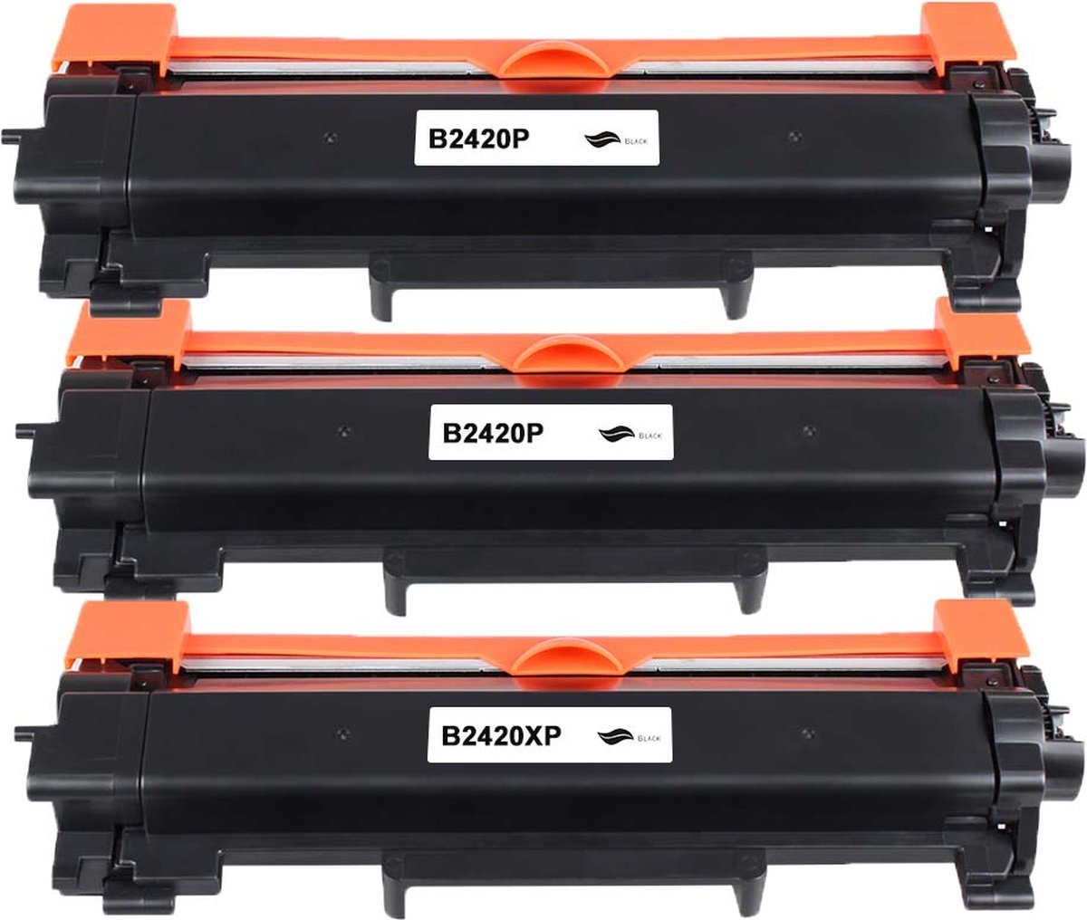 Brother TN-2420 - Toner Zwart 5-pack - 30.000 pagina's totaal - Huismerk Compatible - Geschikt voor Brother DCP-L2510D Brother DCP-L2530DW Brother DCP-L2537DW Brother DCP-L2550DN Brother HL-L2310D Brother HL-L2350DW Brother HL-L2357DW