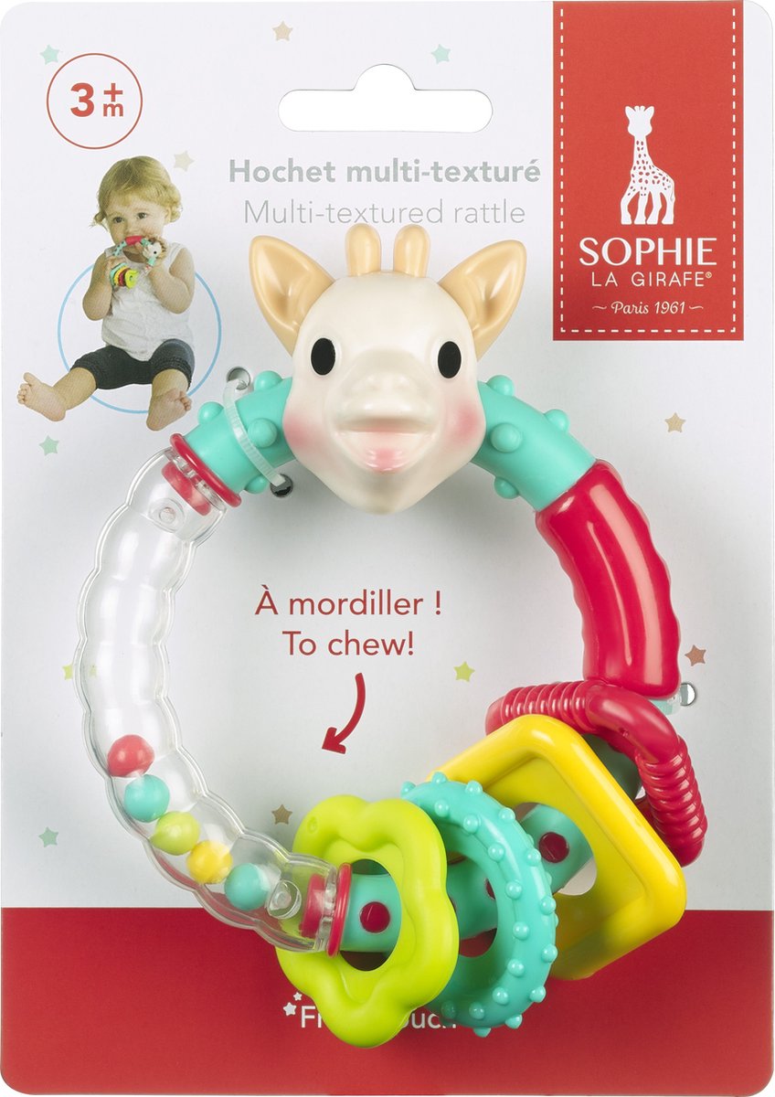 Hochet Multi-Texturé et Anneau de Dentition Sophie la Girafe