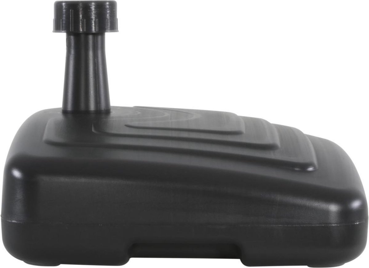 Lesli Living Pied de parasol remplissable jusqu'à 35 kg - 20L - anthracite