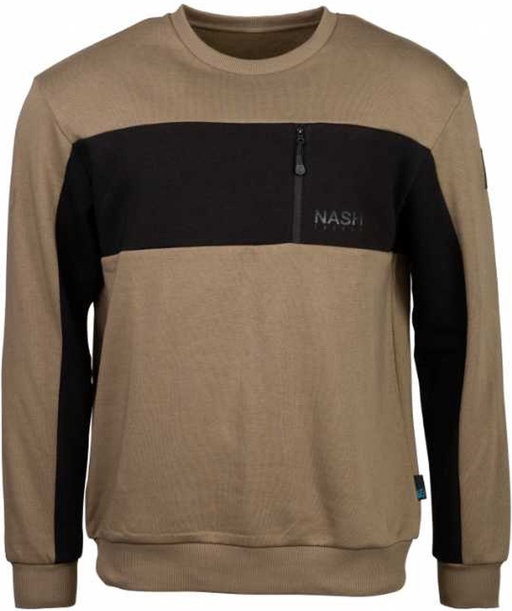 Nash Sweatshirt Nash Top marron/noir - XXL - Heren