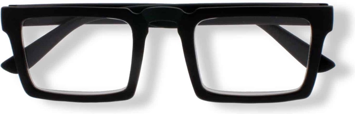 Noci Eyewear TCB357 Carl Leesbril +3.00 - Mat zwart - Groot rechthoekig montuur