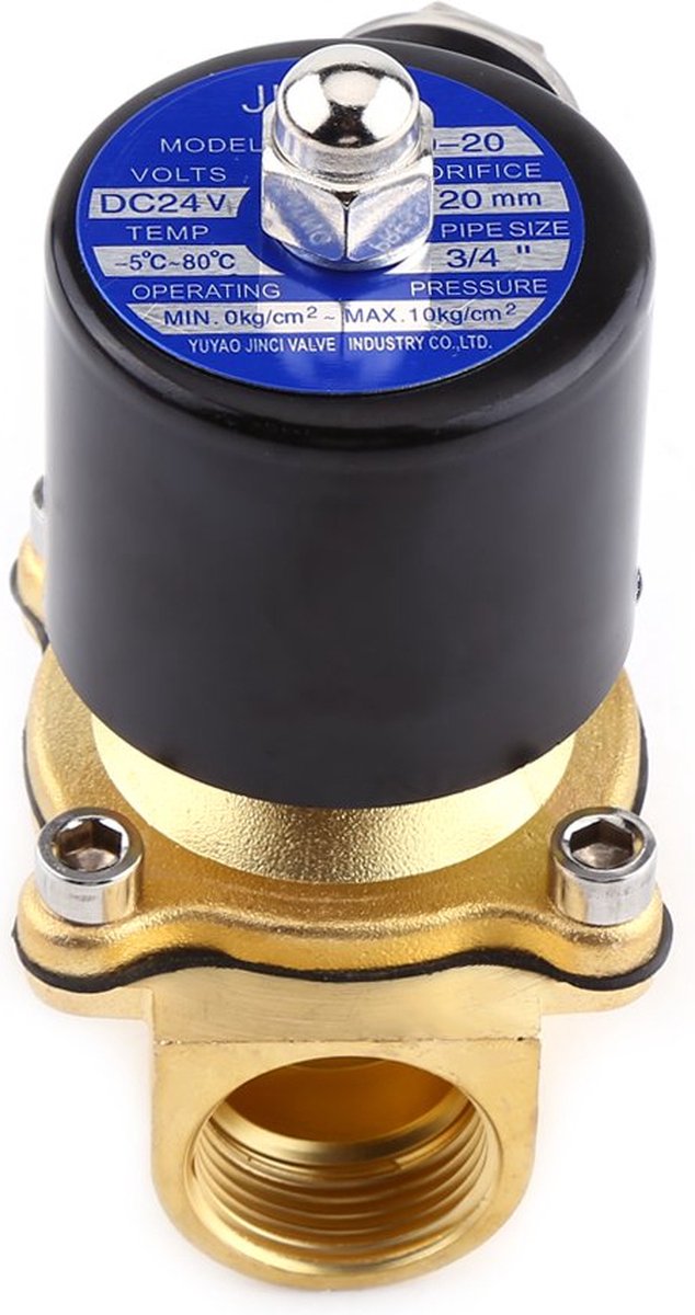 Magneetventiel NPT 1/4'' NC RVS PTFE 0-10bar/145psi 24VDC Vacuüm 255 1