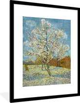 Affiche avec cadre Pêcher en fleurs - Vincent van Gogh - 60x80 cm