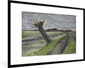 Fotolijst incl. Poster - Knotwilg - Vincent van Gogh - 120x80 cm - Posterlijst