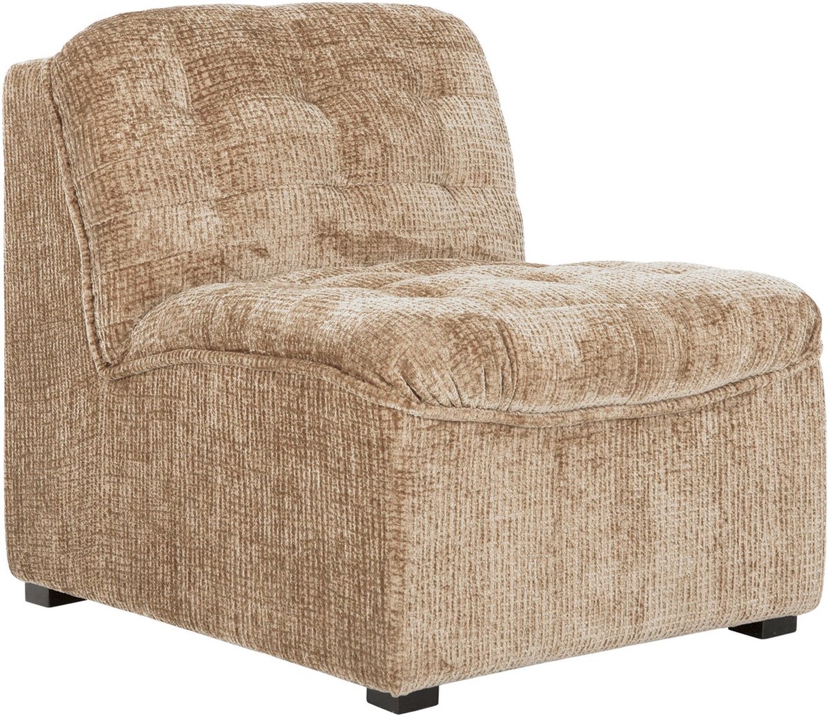 MUST Living fauteuil Liberty - Glamour sand - 75x67x85 cm