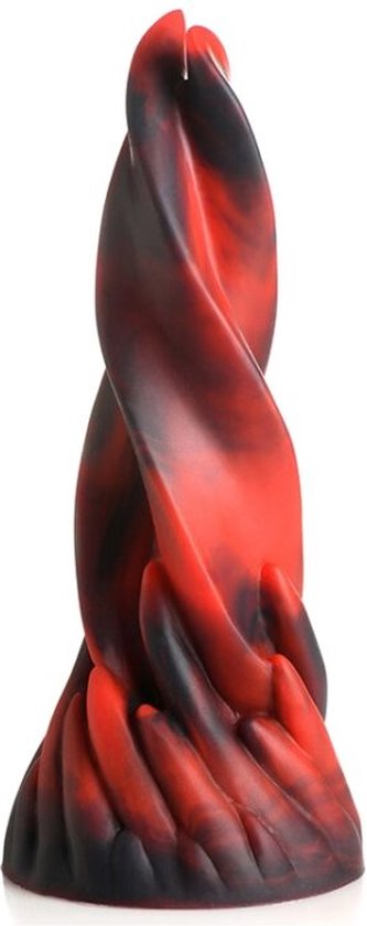 Hell Kiss Twisted Tongues Silicone Dildo