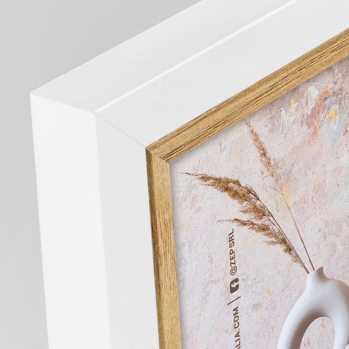 10 stuks houten fotolijst voor aan de muur, zwarte