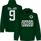 Nigeria Osimhen 9 Team Hoodie - Donkergroen - S