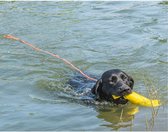 Rukka Pets Swim Leash – Drijvende hondenriem in een opvallende oranje kleur - Voor honden die dol zijn op zwemmen - Maat L - Large