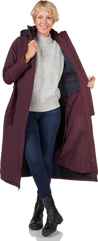 Winterregenjas Toronto burgandy