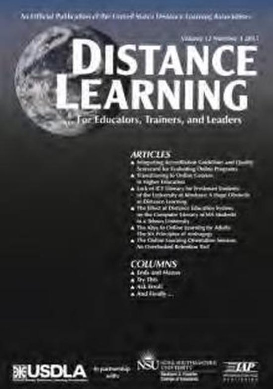 Distance Learning Magazine, Volume 12, Issue 4, 2015 | 9781681234731 ...