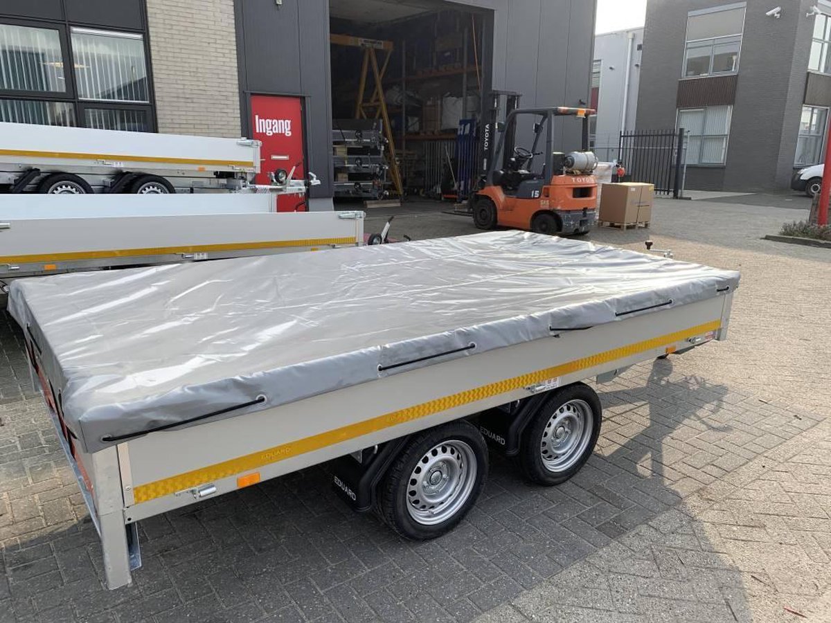 Vlakzeil op maat voor Eduard aanhanger - 310x180 cm - waterdicht – foto 8