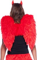 Engelen Vleugels Rood - 50x50cm