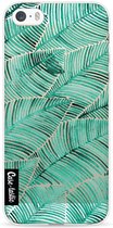 Casetastic Softcover Apple iPhone 5 / 5s / SE - Tropical Leaves Turquoise