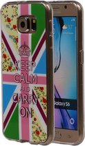 Keizerskroon TPU Cover Case voor Samsung Galaxy S6 Hoesje