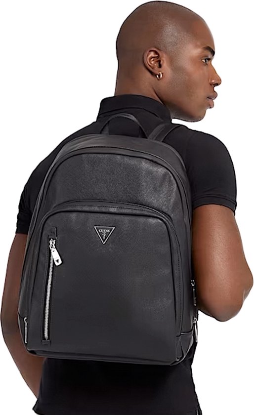 GUESS Sac à dos de loisirs Sac à dos Certosa Backpack Black Noir