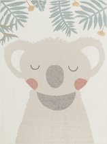 SURYA Vloerkleed - Kinderkamer, KinderTapijt, SpeelTapijt - Koala KOOKY - Meerkleurig/Taupe - 160x213 cm