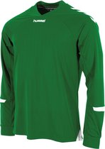 Hummel Fyn Voetbalshirt Lange Mouw Heren - Groen / Wit | Maat: XXL