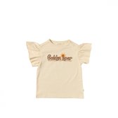 Your Wishes Jazz Tops & T-shirts Meisjes - Shirt - Beige - Maat 134