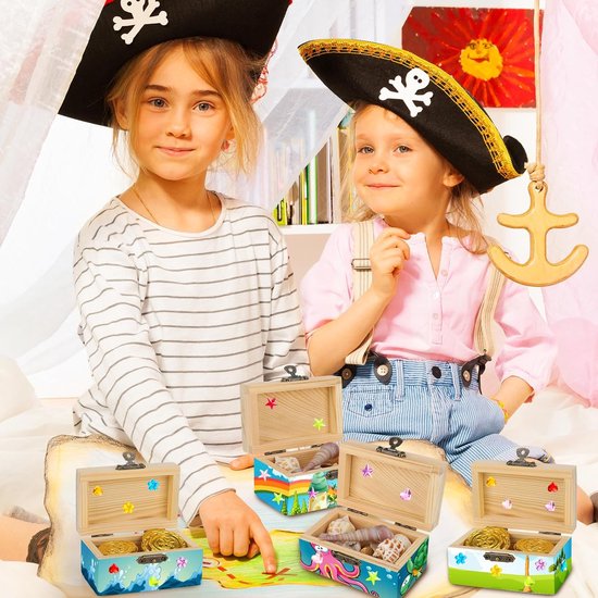 Vind houten schatkistjes op - april 2026