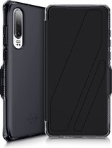 ITSkins SpectrumFolio - Telefoonhoesje geschikt voor Huawei P30 Pro Hoesje Bookcase - Zwart