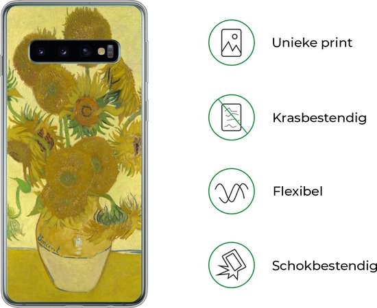 Coque Samsung Galaxy S10 - Tournesols - Vincent van Gogh - Siliconen