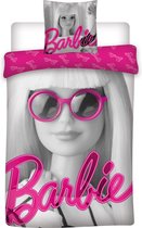 Barbie Sunglasses Dekbedovertrek - Eenpersoons - 140 x 200 cm - Polyester